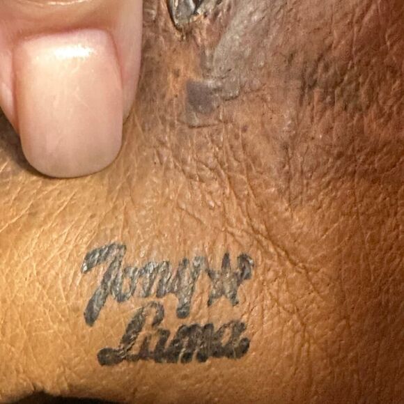 VTG Tony Lama Exotic Collection Western Boot Black Teju Lizard Leather Men SZ 9D - Picture 10 of 12